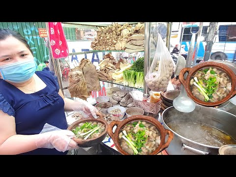 XE LẨU ĐUÔI BÒ NỒI ĐẤT 200K | HƠN 20 NĂM NẤU BẾP THAN HÚT KHÁCH Ở SÀI GÒN