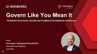 Centralized Governance With Informatica and Databricks Unity Catalog