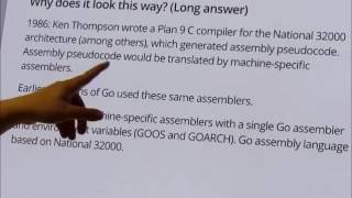 GO assembler