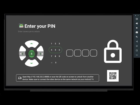 TVUsage DPad PIN Lock Screen