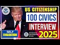 [Full Answers 2025] USCIS Official 100 Civics Questions &amp; Answers 2025 US Citizenship Test 2025