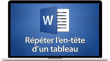 Tutoriel Word 2016 - Répéter la ligne d