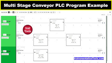 Multi-Stage Conveyor PLC Programming Example