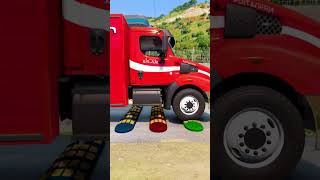Truck vs Speed bumps | BeamNG Drive  #shortvideo #beamngdrive #simulation #india #truck #speedbump