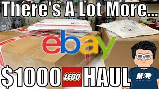 $1000+ LEGO Haul From eBay & LEGO Store! RARE LEGO SETS CHEAP?