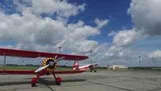 Flugtage Bautzen 2016, Airshow in 4K, P3 Flyers, Boeing Stearman E75