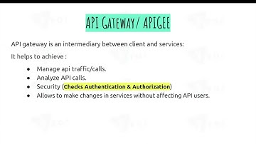 API Gateway: APIGEE
