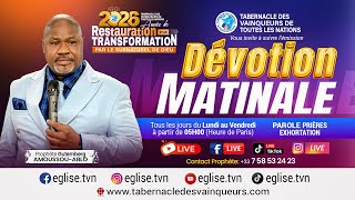 DÉVOTION MATINALE DU 18/06/2026 || AVEC PROPHETE GUTEMBERG AMOUSSOU-ABLO