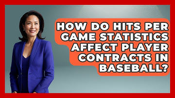 How Do Hits Per Game Statistics Affect Player Contracts in Baseball? - Puck Stats Central