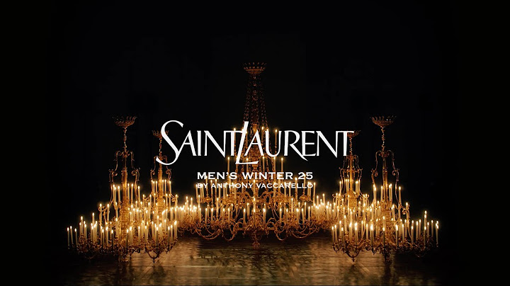 SAINT LAURENT - MEN’S WINTER 25 SHOW