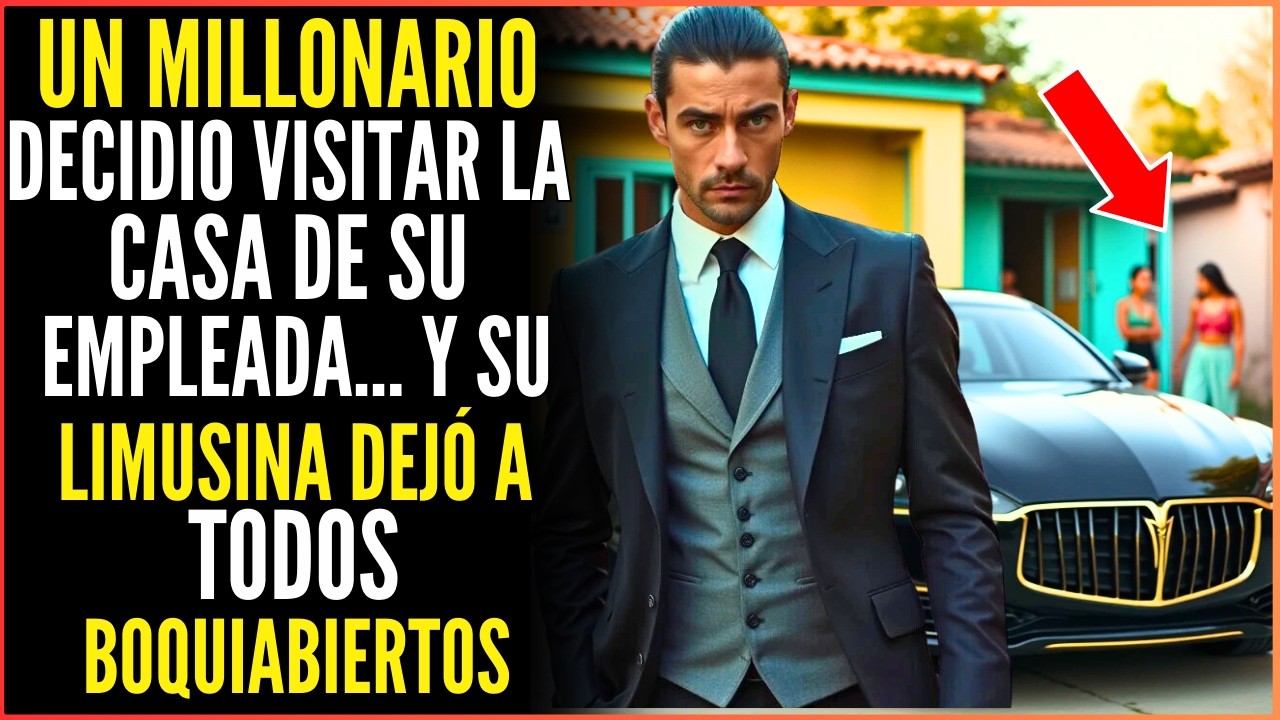UN MILLONARIO DECIDIÓ VISITAR LA CASA DE SU EMPLEADA... Y SU LIMUSINA DEJÓ A TODOS BOQUIABIERTOS