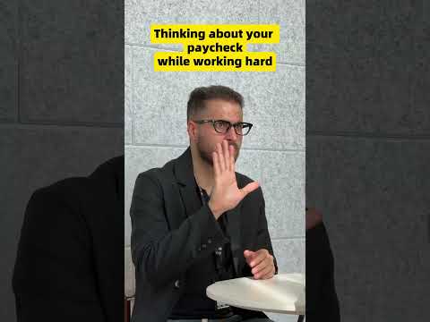 Thinking about yourpaycheckwhile working hard #smartdevil#worklife