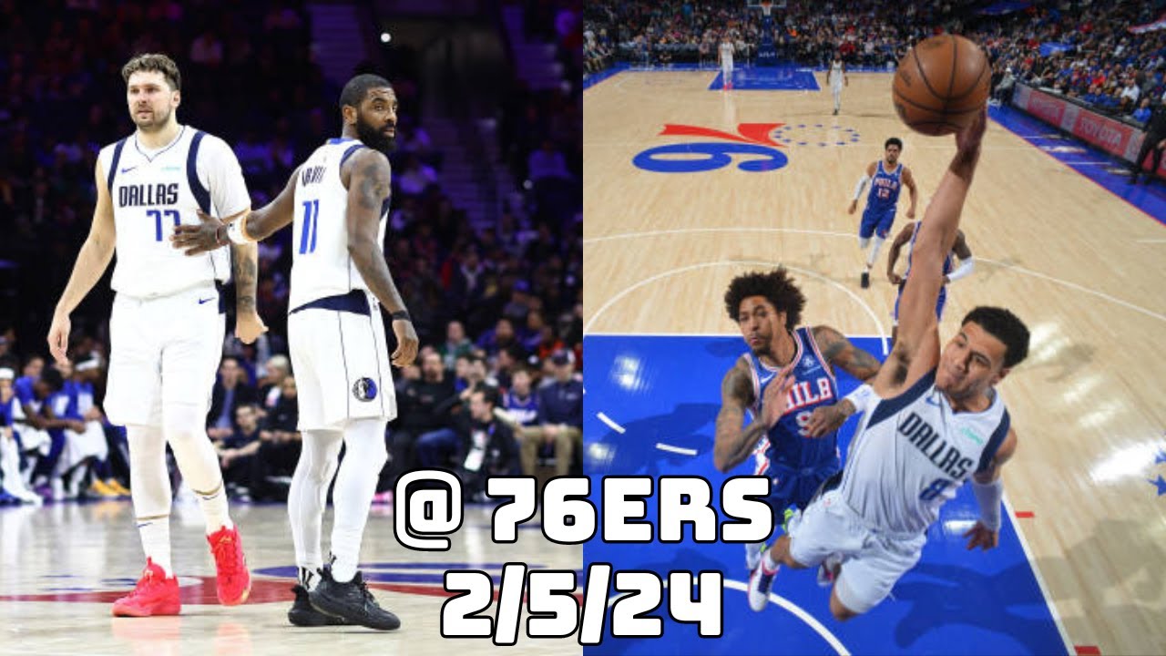 Dallas Mavericks Team Highlights vs the 76ers (02.05.2024) - YouTube