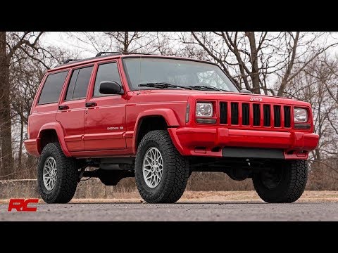 Installing Jeep Cherokee XJ 3 inch Suspension Lift Kit by Rough Country