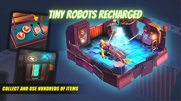 Tiny Robots Recharged | Gameplay | A perfect Puzzle Game for All Ages, TubeBox Kids