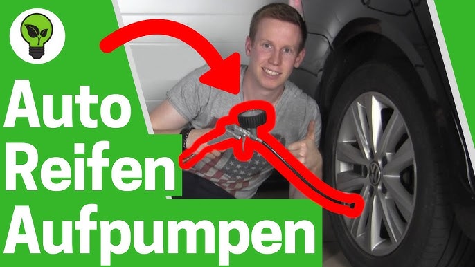 Autoreifen mit Fahrradpumpe aufpumpen 71x Mal pumpen Reifendruck 2