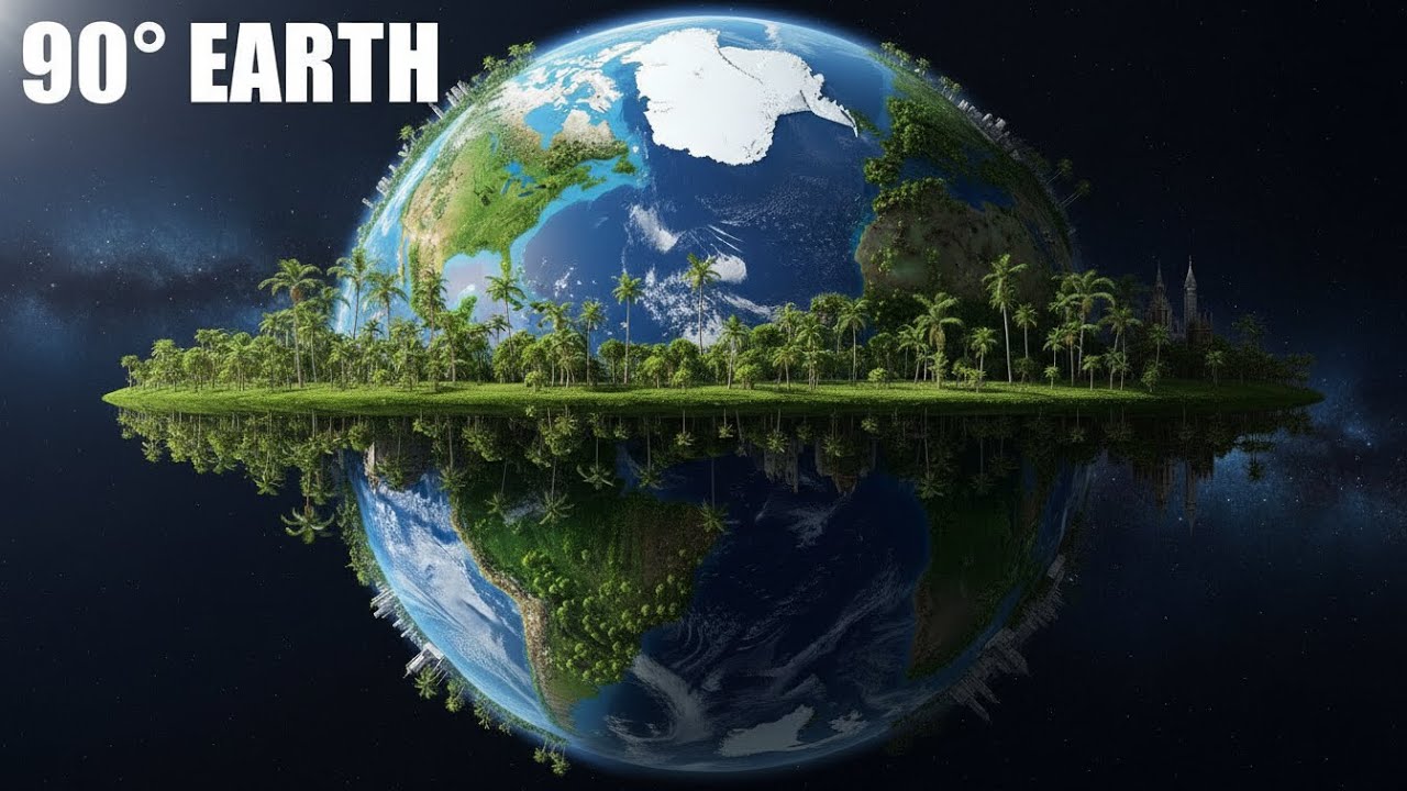 What if the Earth rotated 90 degrees? - YouTube