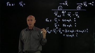 27.2 Relative Velocity in 1D