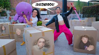 ESCONDIDOS EN LAS CAJAS DE CARTON | AnaNANA TOYS