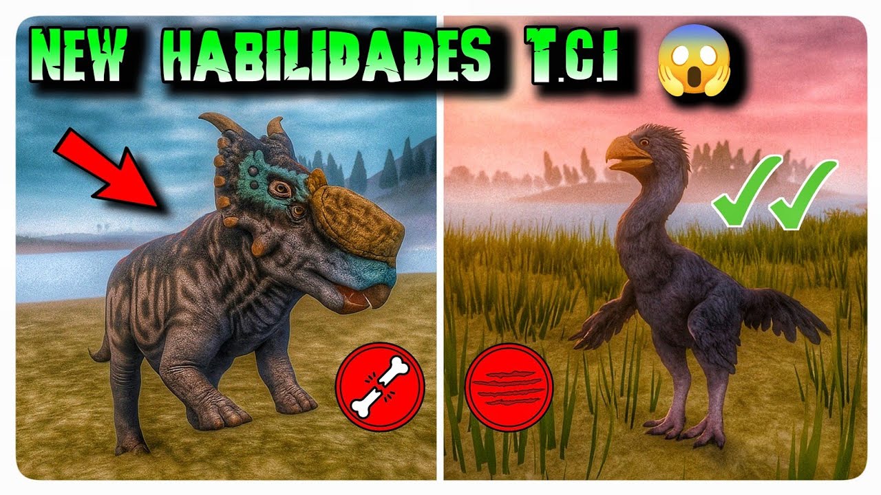 🚨 Probé las NUEVAS HABILIDADES de The Cursed Isle 🦖 🦕 || ¡¡Son una locura!!😱💀