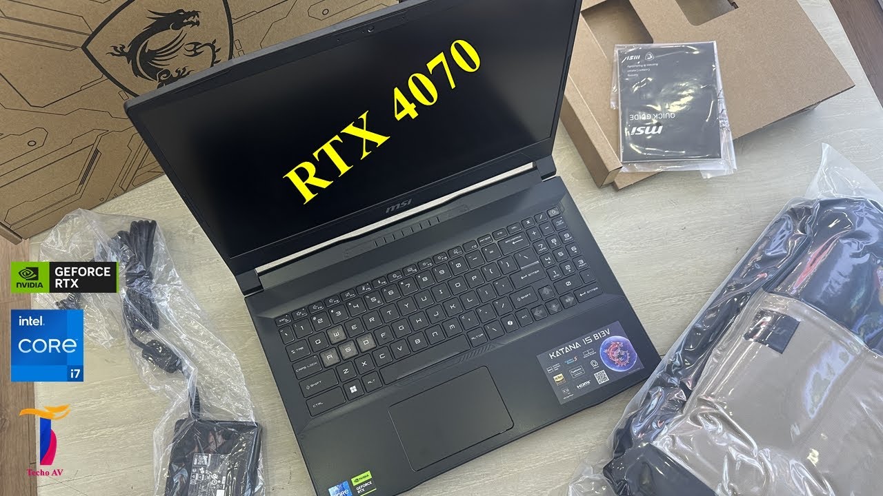 MSI Katana 15 B13VGK Intel Core i7-13620H RTX 4070 Gaming Unboxing