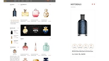 Responsive E-Commerce Website (Perfume Website) using HTML, CSS, jQuery | Part 7(Countdown Carousel)