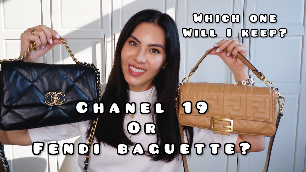 Chanel 19 & Fendi Baguette Comparison - YouTube