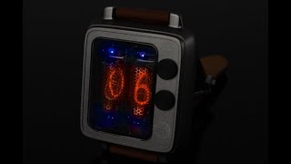 BTF Nixie Watch is an elegant and retro timepiece that looks great on the wrist