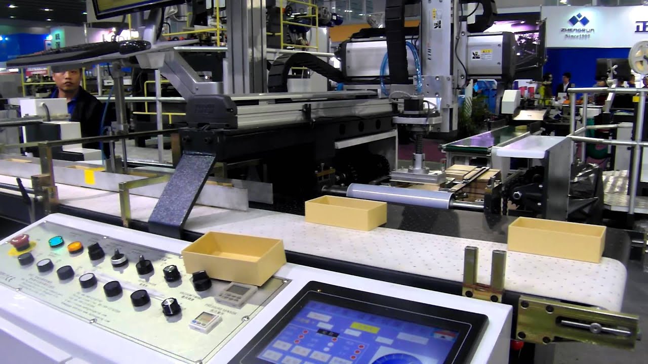 Automatic Box Making Machine and Box lining Machine(skype:sindyshuai ...