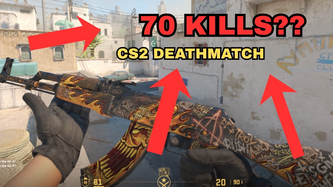 Can anyone hit 70 KILLS in CS2 DeathMatch?? ( no commentary ) - YouTube