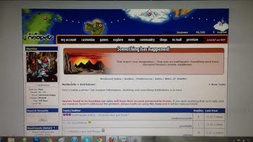 Neopets Tyrannia Earthquake 2013