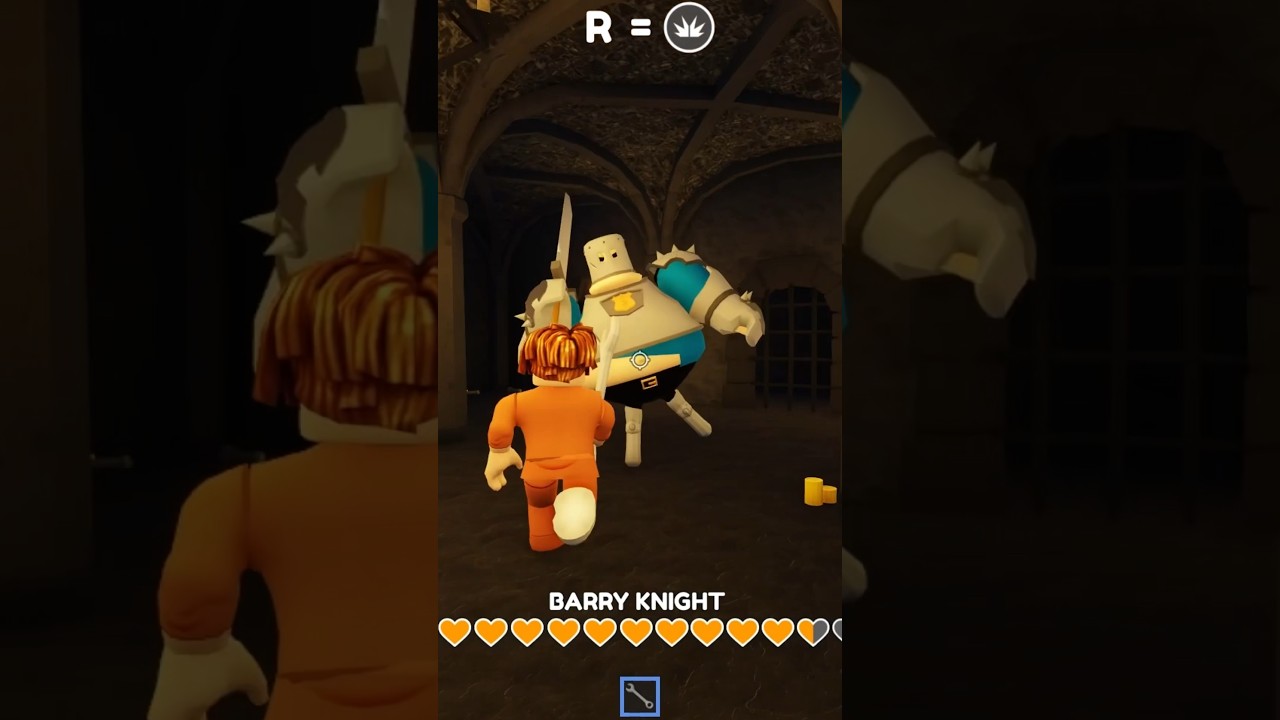 FIGHTING BARRY KNIGHT AT BARRY S PRISON RUN New Roblox Obbyplaying 