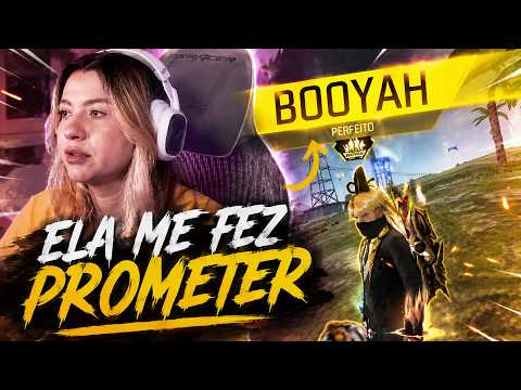 A NARINHA ME FEZ PROMETER… NESSA PARTIDA DE FREEFIRE! #freefire