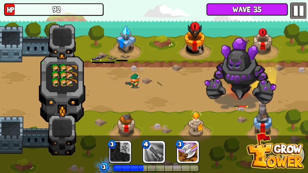 Grow Tower Castle Defender TD Android YouTube