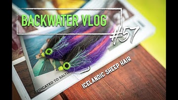 Tying A Golden Dorado Fly with ICELANDIC SHEEP HAIR: BACKWATER VLOG #57