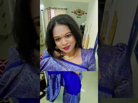 Navaratri series Day-4💙#navaratri#trending#saree#kannada#ytshorts#viralshorts#viralvideo