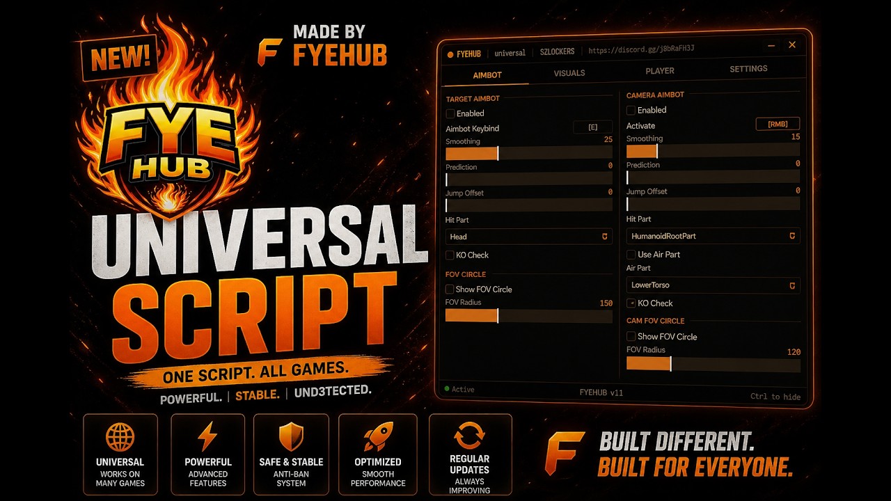 NEW FREE UNIVERSAL PVP SCRIPT FYEHUB!!!!! - YouTube