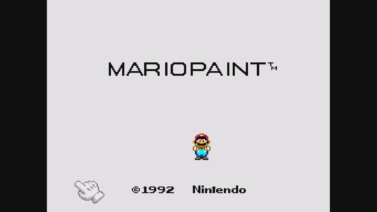 20 Mins Of...Mario Paint Intro (US/SNES) YouTube