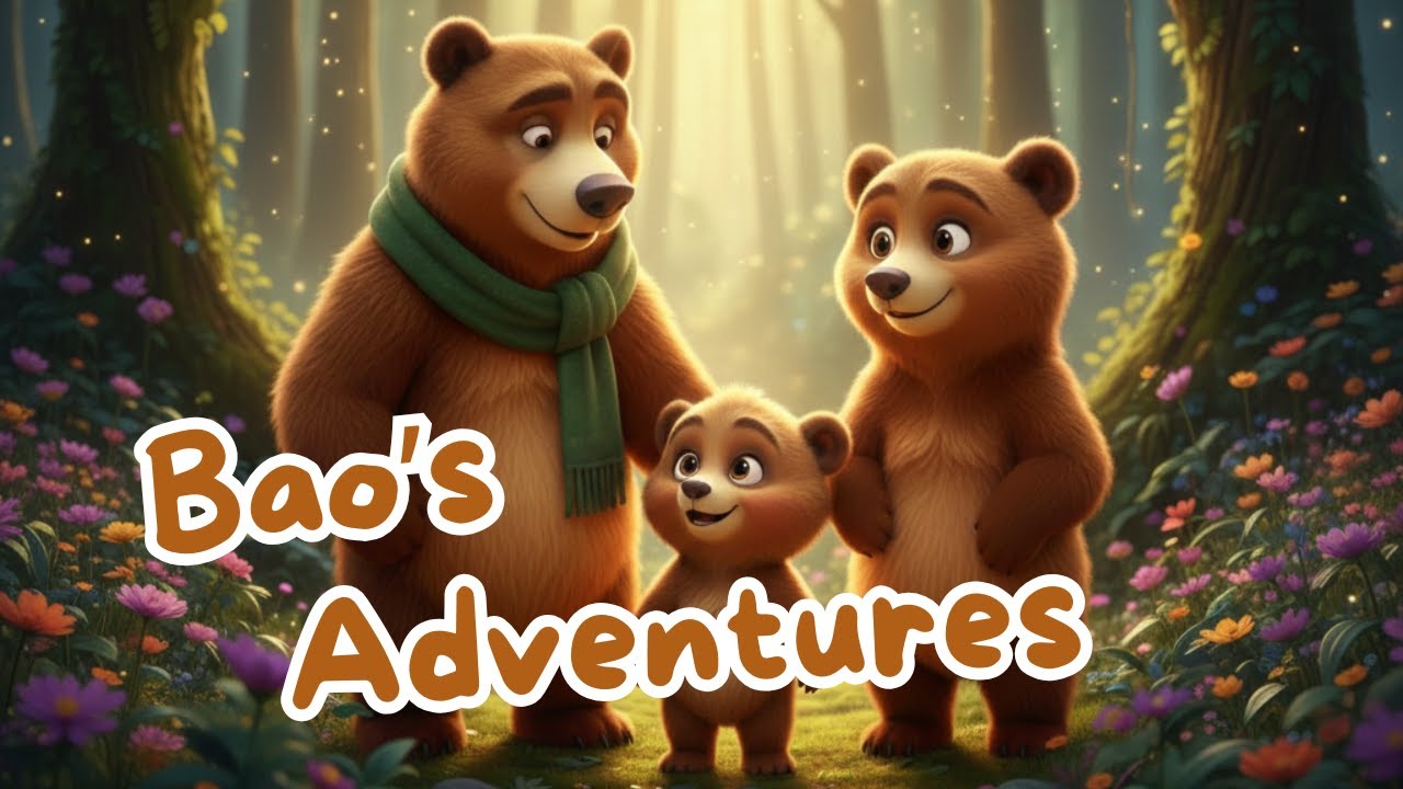 Bao’s Adventure Begins 🧸 | A Cute Bear Family Tale | Toon Little Stories