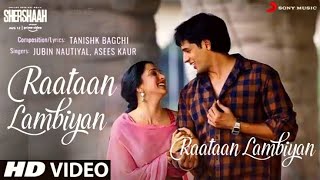 Raataan Lambiyan 1 Hour Loop - Shershaah -Sidharth Malhotra, Kiara Advani-Jubin Nautiyal, Asees Kaur