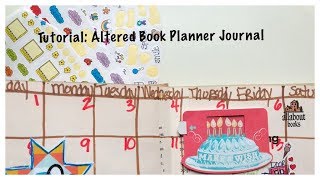 Junk Planner #1: Altered Book Journal: Junk Journal Tutorial