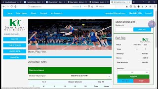 Football betting site screenshot 5