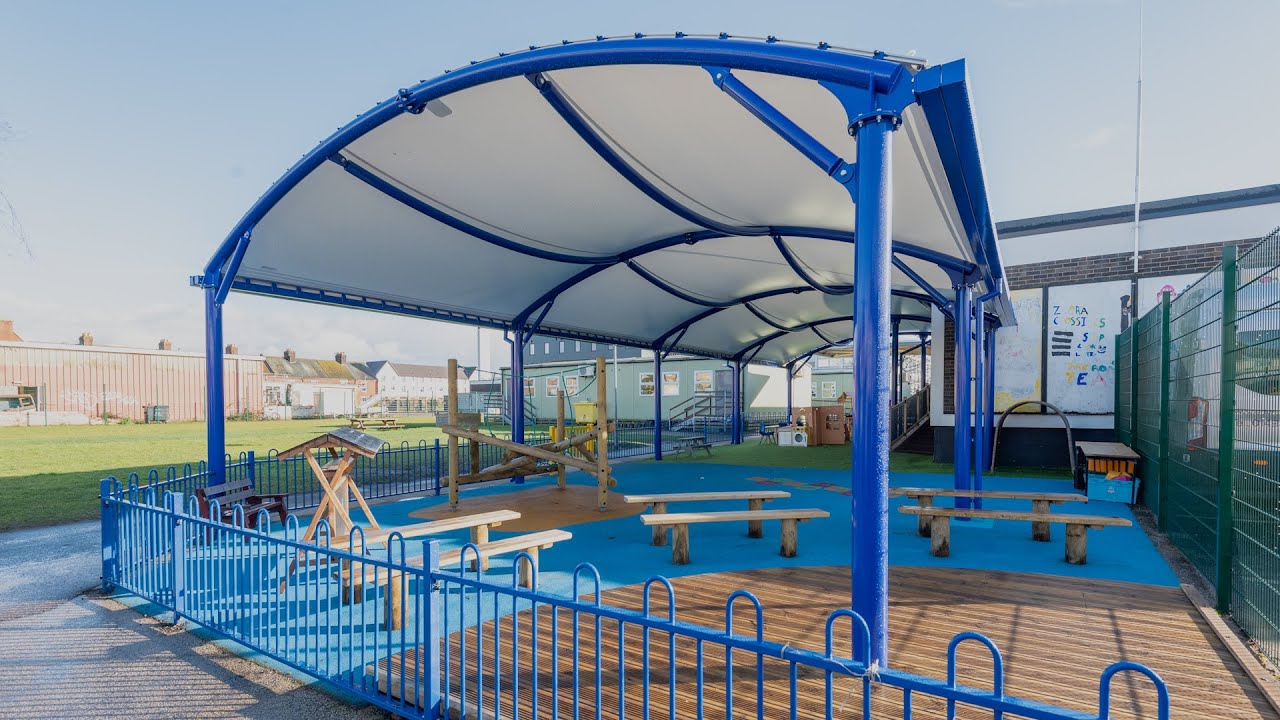 A trio of canopies for Edward Worlledge Ormiston Academy