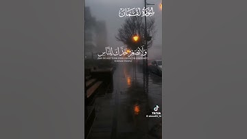 تلاوة جميييلة جداً | سورة لقمان 🧡 #القرآن_الكريم