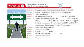 English Listening and Speaking-1.U4.Worksheet 4