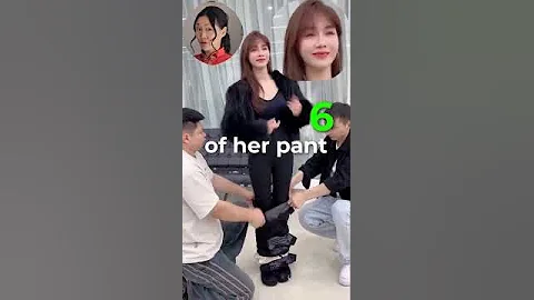 #asian #girl puts on 10 #pants and throws #feathers on them - DayDayNews
