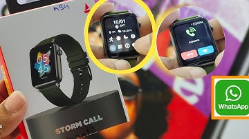 Boat storm call smartwatch connect to phone |Calling , WhatsApp notification