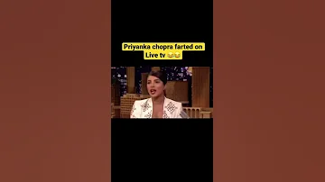 Priyanka Chopra farted on Jimmy Fallon 🤣#jimmyfallon