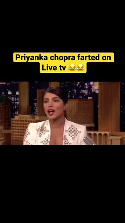 Priyanka Chopra farted on Jimmy Fallon 🤣#jimmyfallon