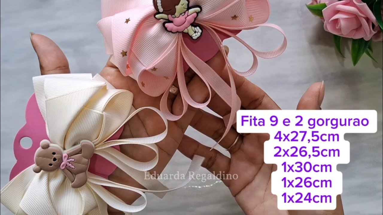 Laço Ásia coquette🎀 FÁCIL